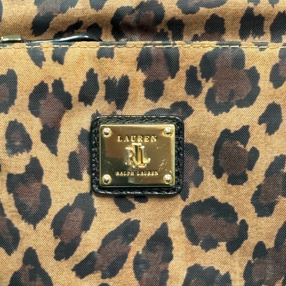 Leopard Print Tote Bag - Brown Pattern - Picture 6 of 7